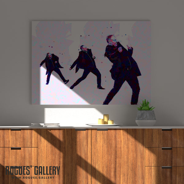 Trio of Fist Pumps - Nottingham Forest Head Coach Steve Cooper - A0, A1, A2 or A3 Pop Art Prints