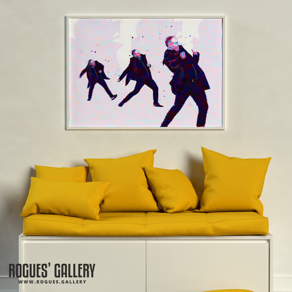 Trio of Fist Pumps - Nottingham Forest Head Coach Steve Cooper - A0, A1, A2 or A3 Pop Art Prints