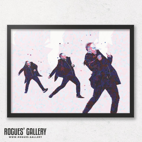 Trio of Fist Pumps - Nottingham Forest Head Coach Steve Cooper - A0, A1, A2 or A3 Pop Art Prints