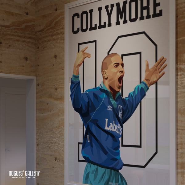Stan Collymore - Nottingham Forest - A0, A1, A2 or A3 Greatest Ever Series Prints