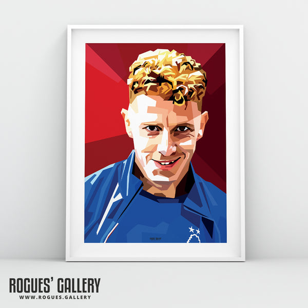 Jack Colback: It wasn't a goal, it was a sign - Nottingham Forest - A0, A1, A2 or A3 Name & Number Prints