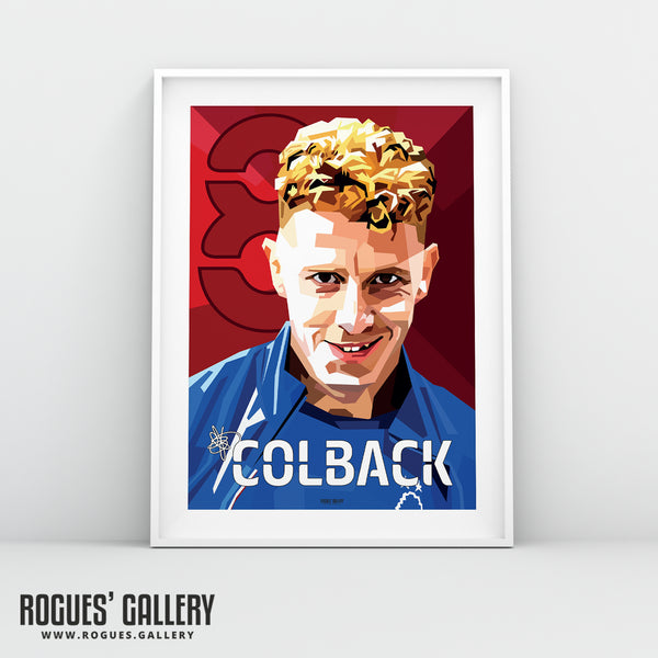 Jack Colback: It wasn't a goal, it was a sign - Nottingham Forest - A0, A1, A2 or A3 Name & Number Prints