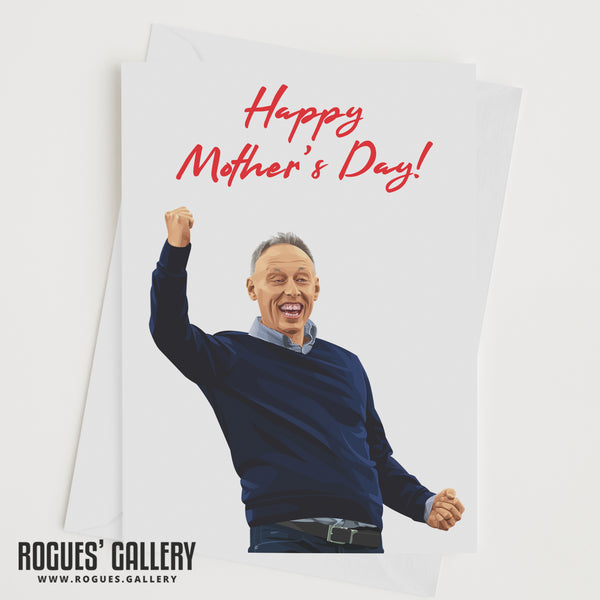 Steve Cooper Fist Pump for Mother's Day Card  - Nottingham Forest
