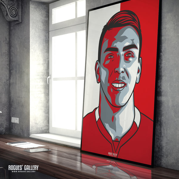 Braian Ojeda - Nottingham Forest - A0, A1, A2 or A3 #GetBehindTheLads Icon Prints