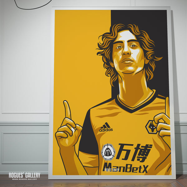 Fabio Silva - Wolverhampton Wanderers - A0, A1, A2 or A3 #GetBehindTheLads Icon Prints