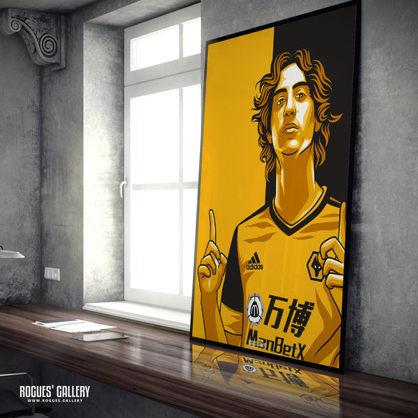 Fabio Silva - Wolverhampton Wanderers - A0, A1, A2 or A3 #GetBehindTheLads Icon Prints