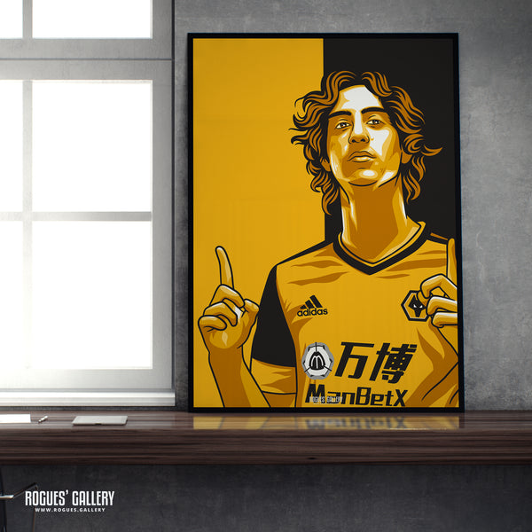 Fabio Silva - Wolverhampton Wanderers - A0, A1, A2 or A3 #GetBehindTheLads Icon Prints