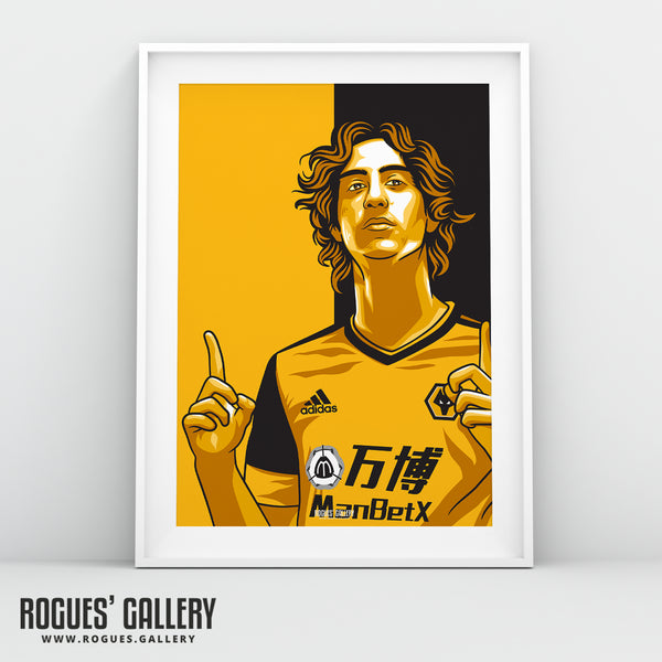 Fabio Silva - Wolverhampton Wanderers - A0, A1, A2 or A3 #GetBehindTheLads Icon Prints