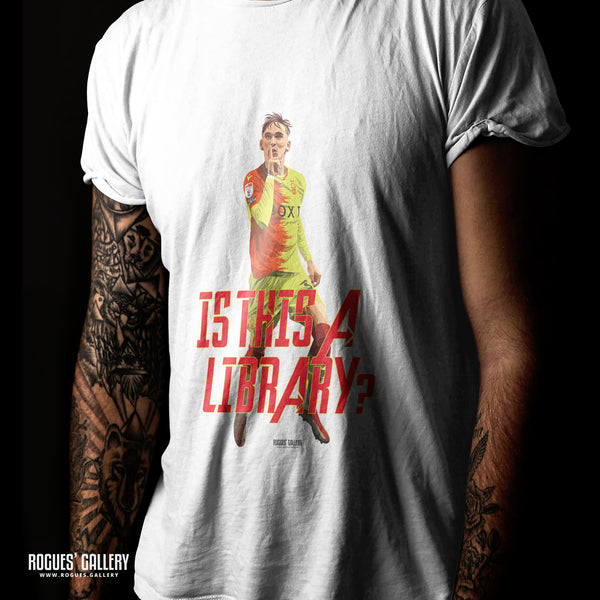 James Garner Shush 'Is this a library?' T-Shirt
