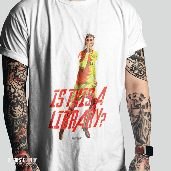 James Garner Shush 'Is this a library?' T-Shirt