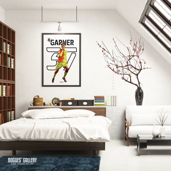 James Garner - Nottingham Forest - A0, A1, A2 or A3 Name & Number Prints