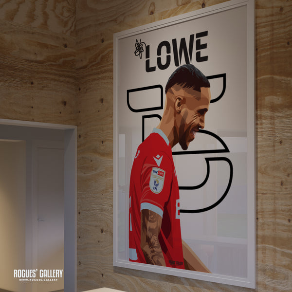 Max Lowe - Nottingham Forest - A0, A1, A2 or A3 Name & Number Prints