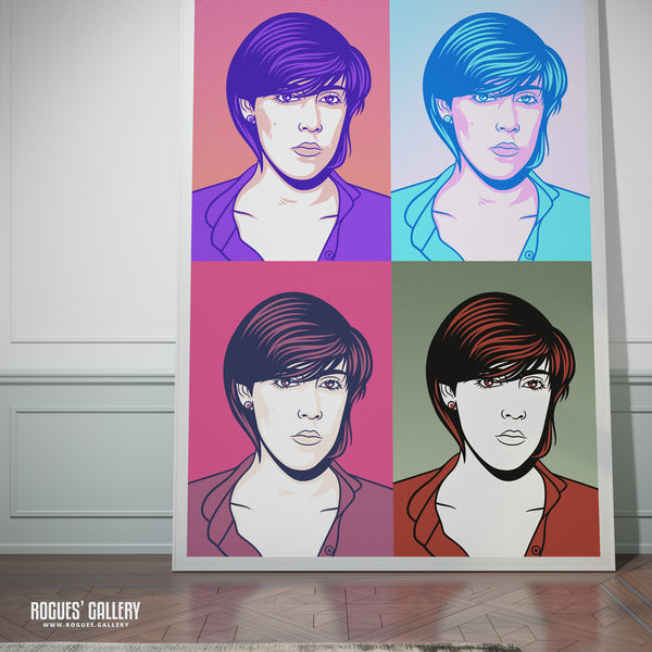80s Retro Project: Joanne Catherall of Human League - A3, A2, A1 or A0 Pop Art Prints
