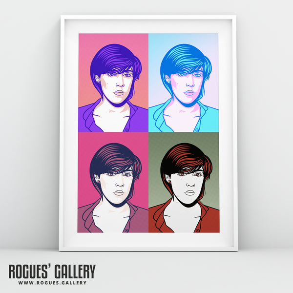 80s Retro Project: Joanne Catherall of Human League - A3, A2, A1 or A0 Pop Art Prints