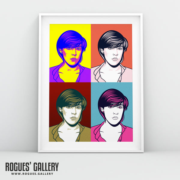 80s Retro Project: Joanne Catherall of Human League - A3, A2, A1 or A0 Pop Art Prints
