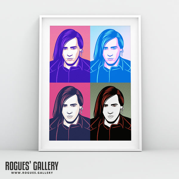 80s Retro Project: Phil Oakey of Human League - A3, A2, A1 or A0 Pop Art Prints