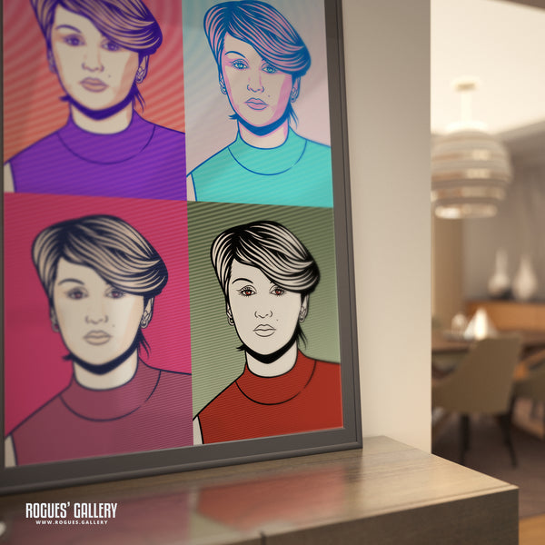 80s Retro Project: Susan Ann Sulley of Human League - A3, A2, A1 or A0 Pop Art Prints