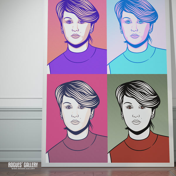 80s Retro Project: Susan Ann Sulley of Human League - A3, A2, A1 or A0 Pop Art Prints