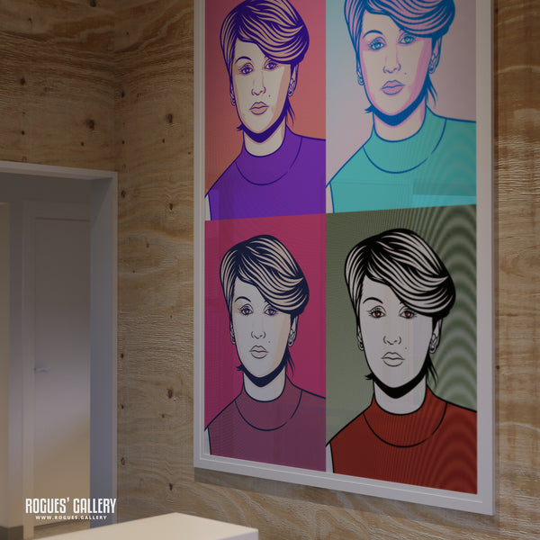 80s Retro Project: Susan Ann Sulley of Human League - A3, A2, A1 or A0 Pop Art Prints