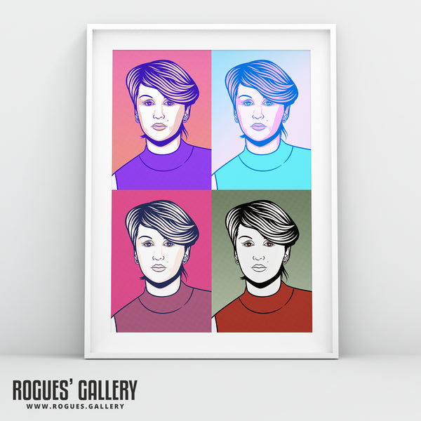 80s Retro Project: Susan Ann Sulley of Human League - A3, A2, A1 or A0 Pop Art Prints