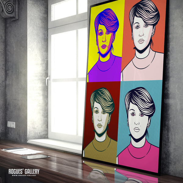 80s Retro Project: Susan Ann Sulley of Human League - A3, A2, A1 or A0 Pop Art Prints
