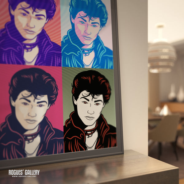 80s Retro Project: Morten Harket of a-ha - A3, A2, A1 or A0 Pop Art Prints