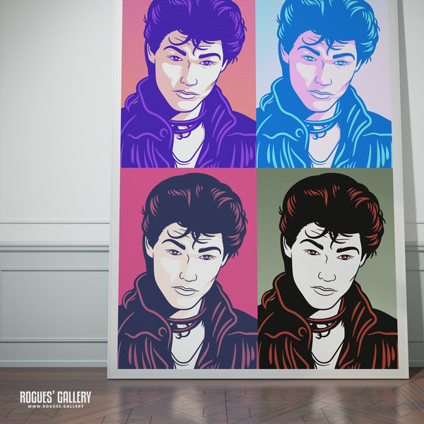 80s Retro Project: Morten Harket of a-ha - A3, A2, A1 or A0 Pop Art Prints