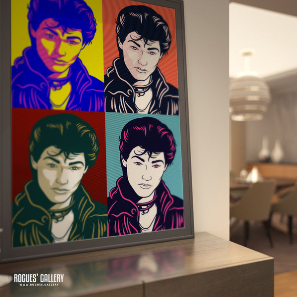 80s Retro Project: Morten Harket of a-ha - A3, A2, A1 or A0 Pop Art Prints