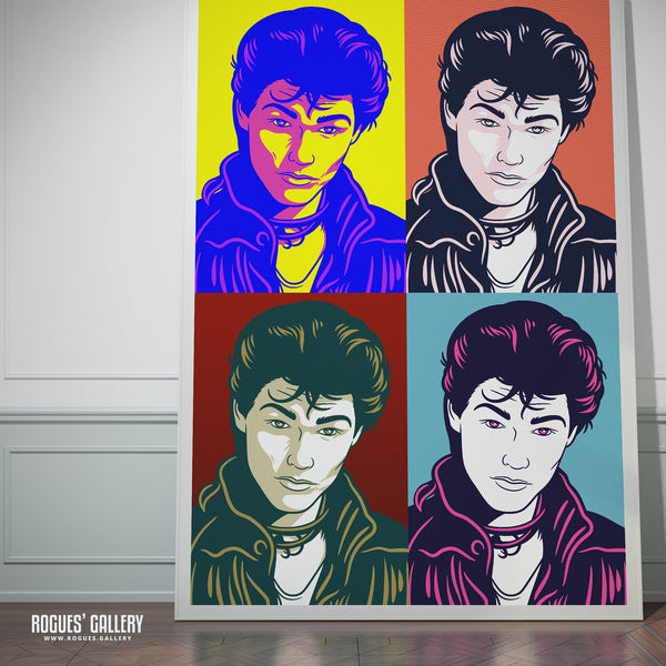 80s Retro Project: Morten Harket of a-ha - A3, A2, A1 or A0 Pop Art Prints