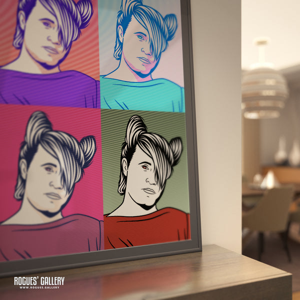 80s Retro Project: Mike Score of A Flock of Seagulls - A3, A2, A1 or A0 Pop Art Prints