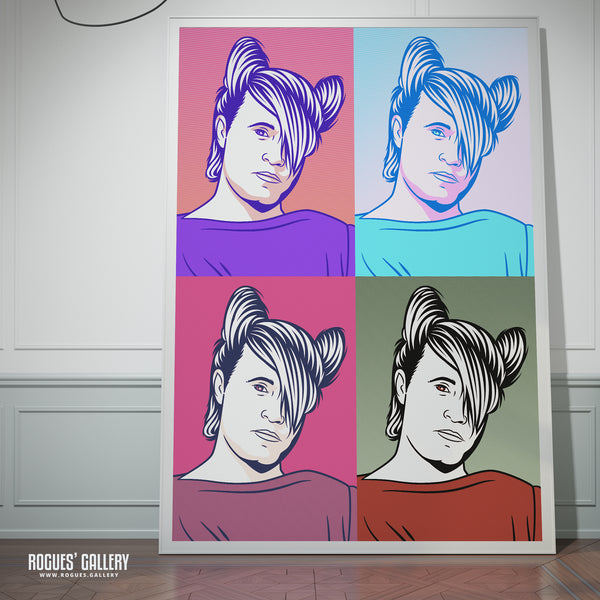 80s Retro Project: Mike Score of A Flock of Seagulls - A3, A2, A1 or A0 Pop Art Prints