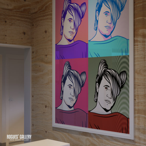 80s Retro Project: Mike Score of A Flock of Seagulls - A3, A2, A1 or A0 Pop Art Prints