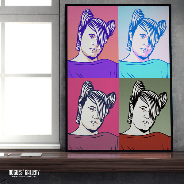80s Retro Project: Mike Score of A Flock of Seagulls - A3, A2, A1 or A0 Pop Art Prints