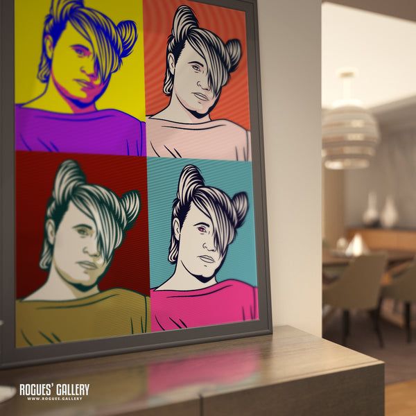 80s Retro Project: Mike Score of A Flock of Seagulls - A3, A2, A1 or A0 Pop Art Prints