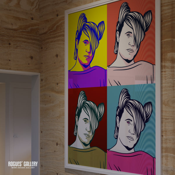80s Retro Project: Mike Score of A Flock of Seagulls - A3, A2, A1 or A0 Pop Art Prints