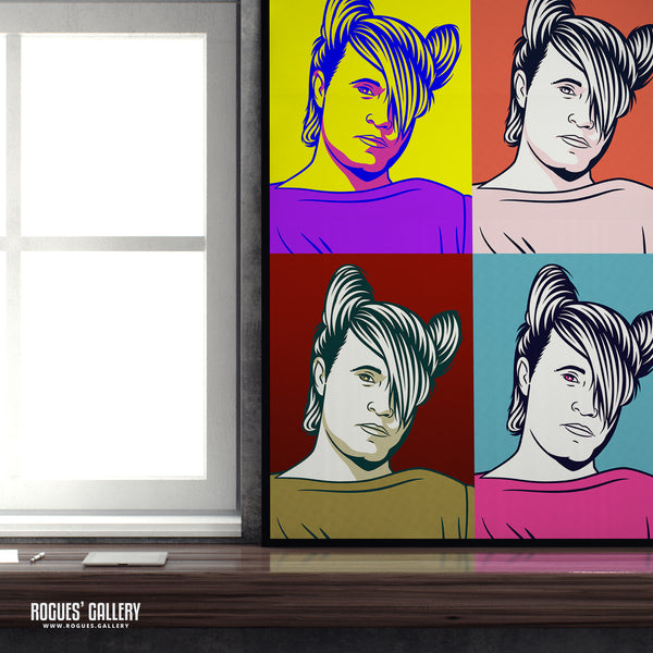 80s Retro Project: Mike Score of A Flock of Seagulls - A3, A2, A1 or A0 Pop Art Prints