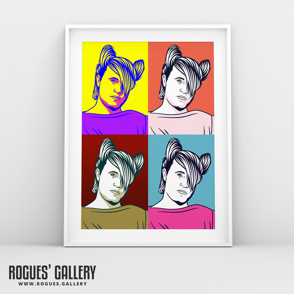 80s Retro Project: Mike Score of A Flock of Seagulls - A3, A2, A1 or A0 Pop Art Prints
