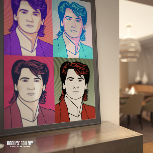 80s Retro Project: Tony Hadley of Spandau Ballet - A3, A2, A1 or A0 Pop Art Prints