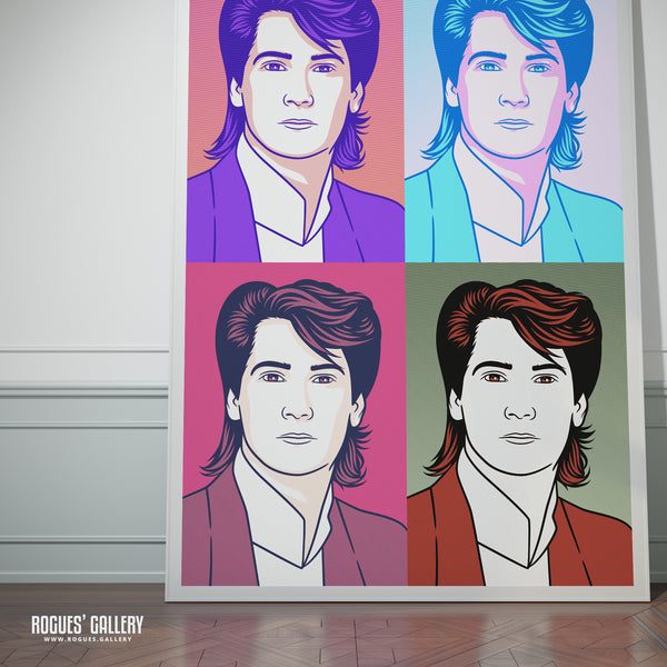80s Retro Project: Tony Hadley of Spandau Ballet - A3, A2, A1 or A0 Pop Art Prints