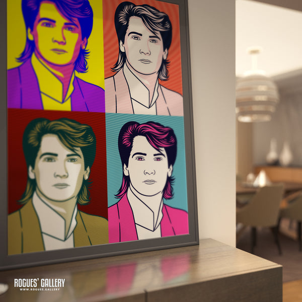80s Retro Project: Tony Hadley of Spandau Ballet - A3, A2, A1 or A0 Pop Art Prints