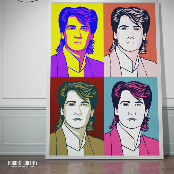 80s Retro Project: Tony Hadley of Spandau Ballet - A3, A2, A1 or A0 Pop Art Prints