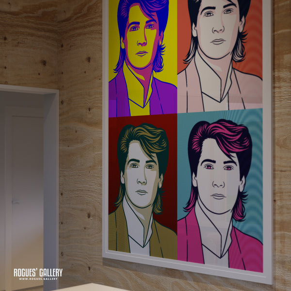 80s Retro Project: Tony Hadley of Spandau Ballet - A3, A2, A1 or A0 Pop Art Prints