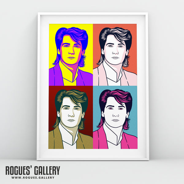 80s Retro Project: Tony Hadley of Spandau Ballet - A3, A2, A1 or A0 Pop Art Prints