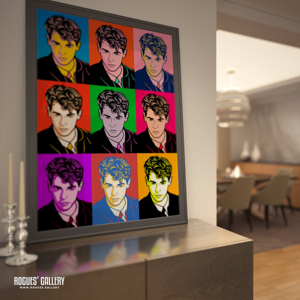 80s Retro Project: Neil Tennant of Pet Shop Boys - A3, A2, A1 or A0 Icon Prints