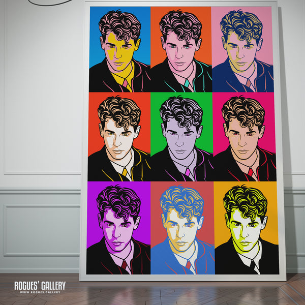 80s Retro Project: Neil Tennant of Pet Shop Boys - A3, A2, A1 or A0 Icon Prints
