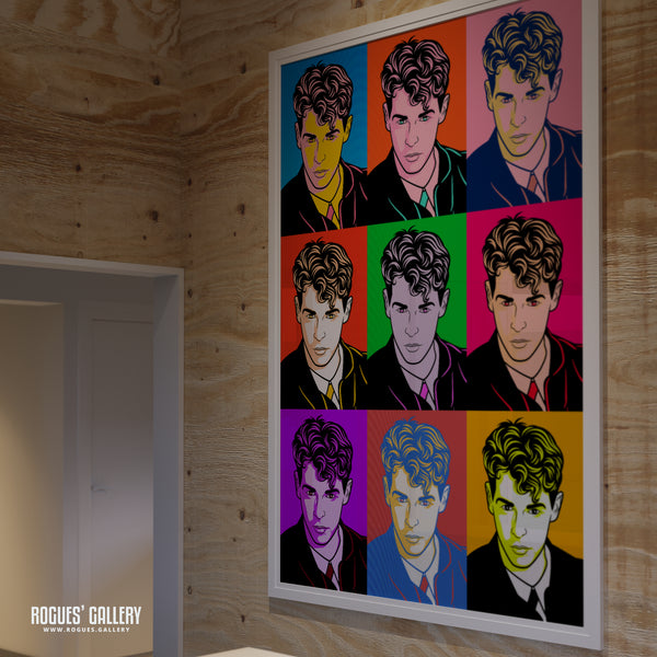 80s Retro Project: Neil Tennant of Pet Shop Boys - A3, A2, A1 or A0 Icon Prints