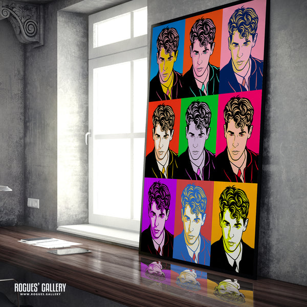 80s Retro Project: Neil Tennant of Pet Shop Boys - A3, A2, A1 or A0 Icon Prints