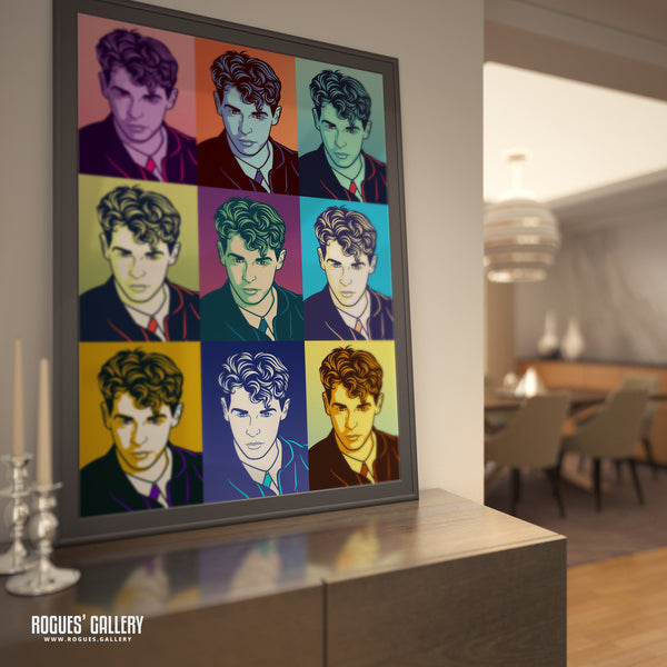 80s Retro Project: Neil Tennant of Pet Shop Boys - A3, A2, A1 or A0 Icon Prints