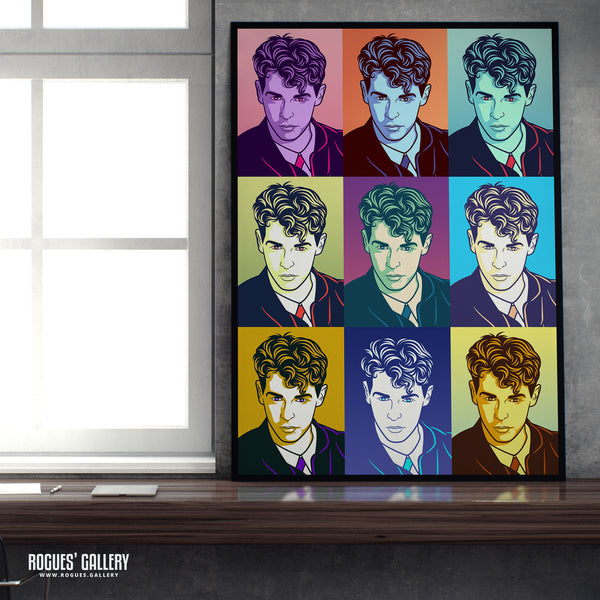 80s Retro Project: Neil Tennant of Pet Shop Boys - A3, A2, A1 or A0 Icon Prints