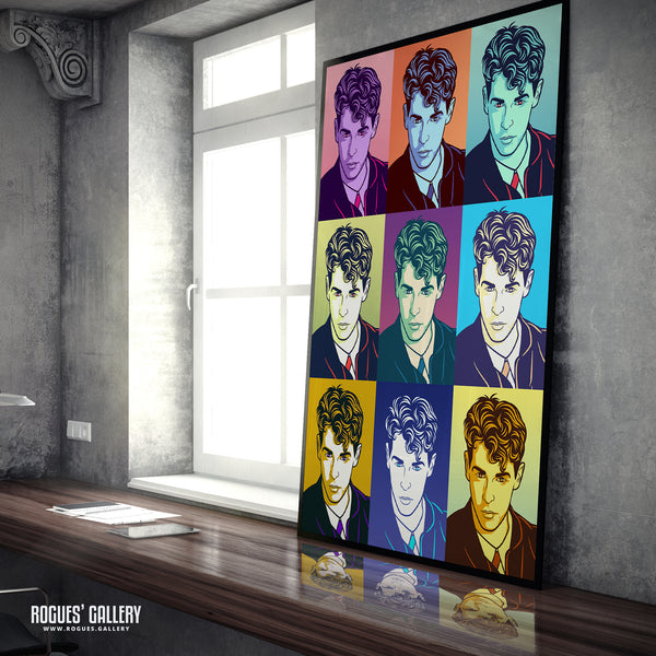80s Retro Project: Neil Tennant of Pet Shop Boys - A3, A2, A1 or A0 Icon Prints